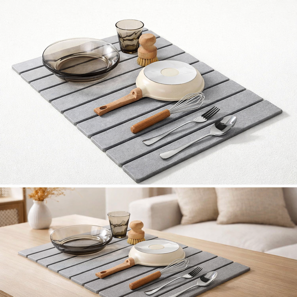 Foldable Stone Drying Mat