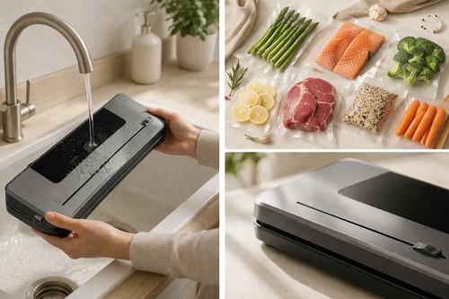 Electric Vacuum Sealer for Food Storage with Touch Button