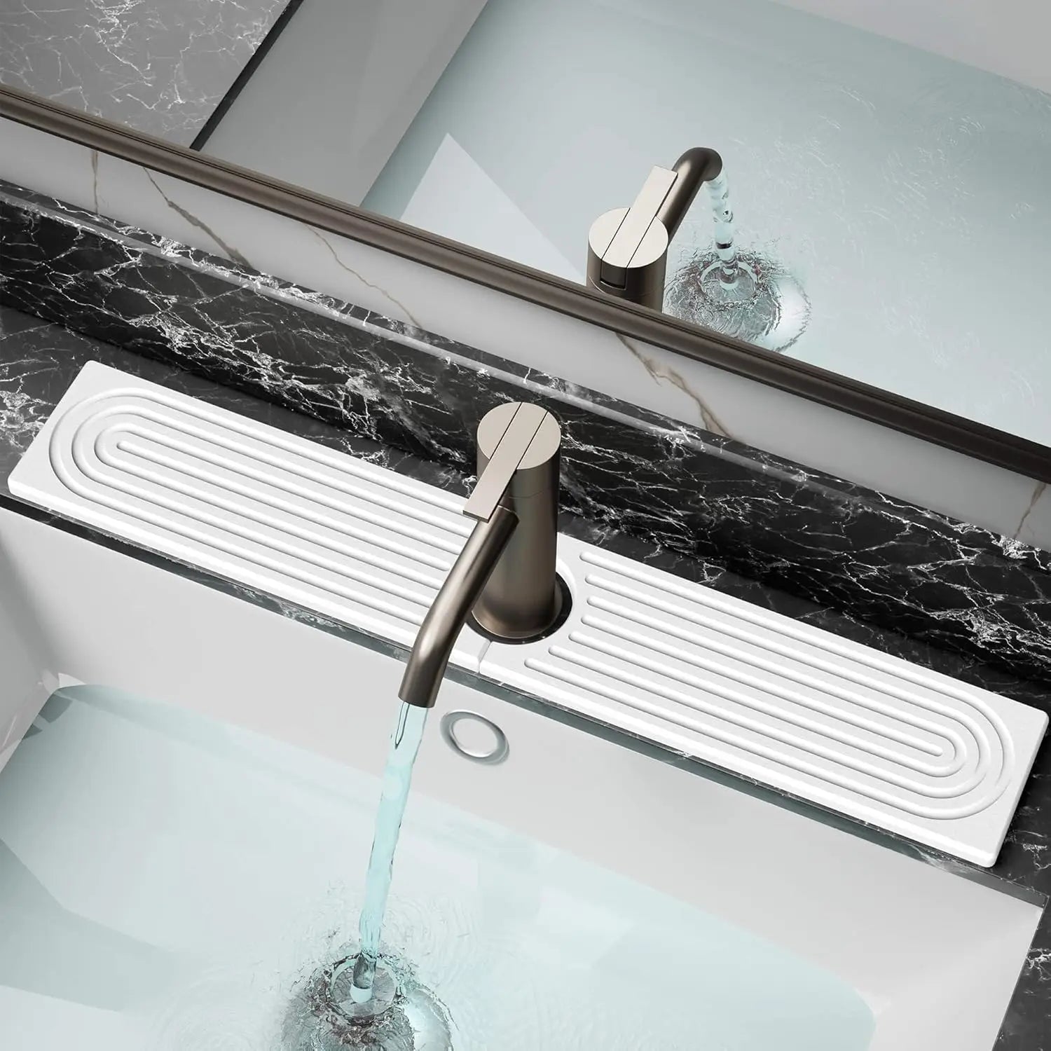 Water Absorbent Stone Faucet Mat