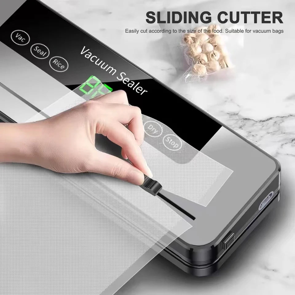 Electric Vacuum Sealer for Food Storage with Touch Button