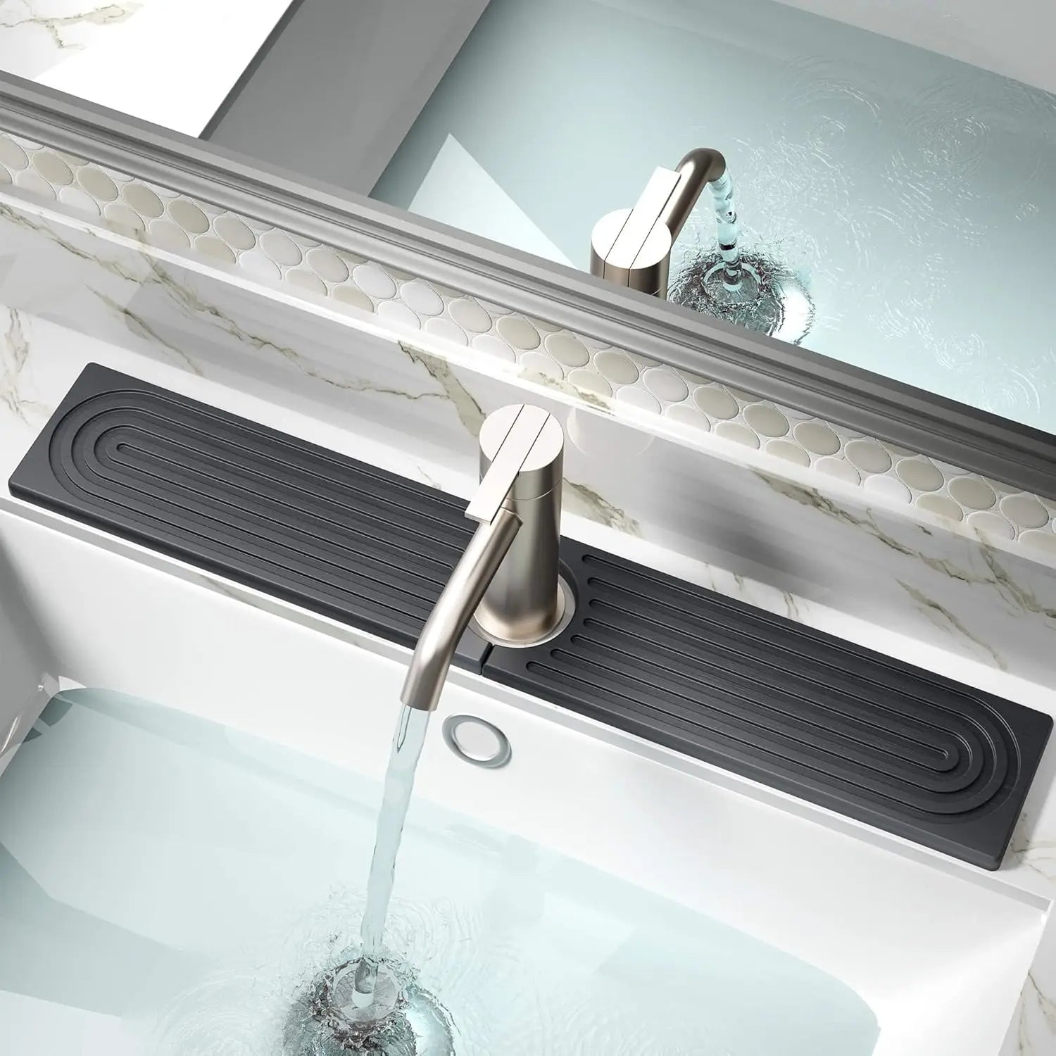 Water Absorbent Stone Faucet Mat