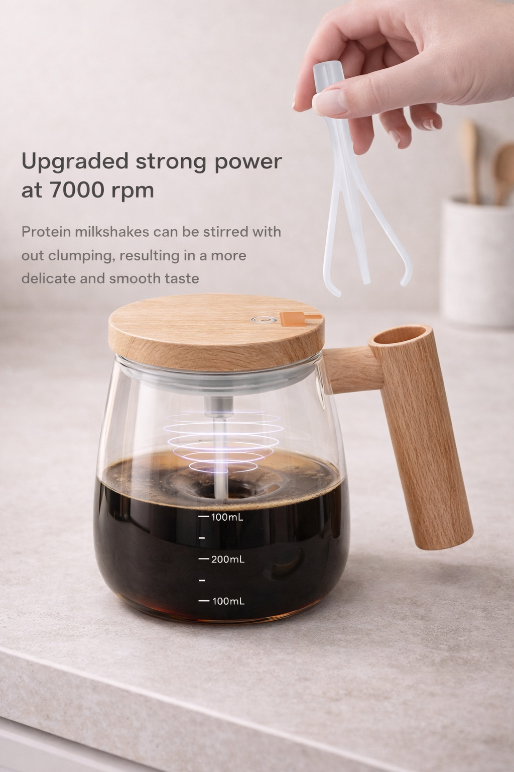 USB Chargeable Portable Stirring Mug